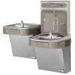 Ezh2O Bottle Filling Station & Versatile Bi-Level Ada Cooler High Efficiency Non-Filtered Refrigerated Stainless, EZSTLG8WSSK