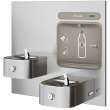 Ezh2O Bottle Filling Station & Integral Soft Sides(R) Fountain Non-Filtered Non-Refrigerated Stainless, EZWS-EDFP217K