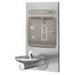 Ezh2O Bottle Filling Station With Integral Swirlflo(R) Fountain Non-Filtered Non-Refrigerated Stainless, EZWS-EDFPBM114K