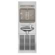 Ezh2O Bottle Filling Station With Integral Swirlflo(R) Fountain Refrigerated Non-Filtered Refrigerated Stainless, EZWS-ERPBM8K