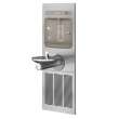 Ezh2O Bottle Filling Station With Integral Swirlflo(R) Fountain Refrigerated Non-Filtered Refrigerated Stainless, EZWS-ERPBM8K