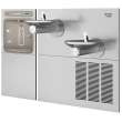 Ezh2O Bottle Filling Station & Swirlflo(R) Bi-Level Fountain High Efficiency Non-Filtered Refrigerated Stainless, EZWS-SFGRN28K