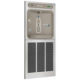 Ezh2O In-Wall Bottle Filling Station High Efficiency Non-Filtered Refrigerated Stainless, EZWSGRN8K