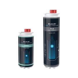 Elkay Pro Filtration Fsr5 + Fl6 Filter Dual Pack: Stage 1 Sediment Prefilter + High-Capacity Lead + Microplastics 6000-Gallon Filter For Select Pro Filtration Bottle Filling Stations, FL6SP