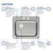 Dayton Stainless Steel 25