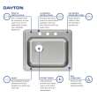 Dayton Stainless Steel 25