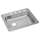 Dayton Stainless Steel 25" X 21-1/4" X 5-3/8" 4-Hole Single Bowl Drop-In Sink With Left Drain, GE12521L4