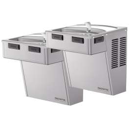 Wall Mount Bi-Level Reverse Ada Cooler Non-Filtered 8 Gph Stainless, HAC8BLRSS-NF