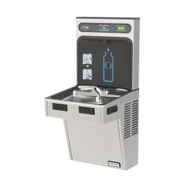 Hydroboost Bottle Filling Station & Single Ada Cooler Non-Filtered Refrigerated Stainless Steel, HTHB-HAC8SS-NF