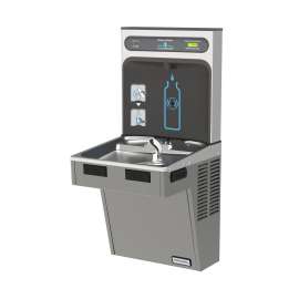 Hydroboost Bottle Filling Station & Single Ada Cooler High Efficiency Filtered Refrigerated Platinum Vinyl, HTHB-HACG8PV-WF