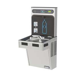 Hydroboost Bottle Filling Station & Single Ada Cooler High Efficiency Filtered Refrigerated Stainless, HTHB-HACG8SS-WF