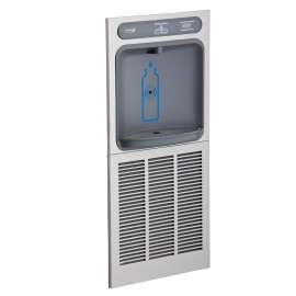 Hydroboost In-Wall Bottle Filling Station Non-Filtered Refrigerated Stainless, HTHB8-NF