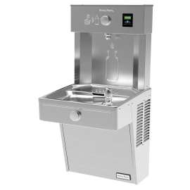 Hydroboost Vandal-Resistant Bottle Filling Station & Single Ada Cooler Non-Filtered Non-Refrigerated Stainless, HTHBHVR-NF