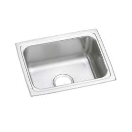 Lustertone Classic Stainless Steel 25" X 19-1/2" X 6-1/2" Single Bowl Drop-In Ada Sink, LFRAD251965