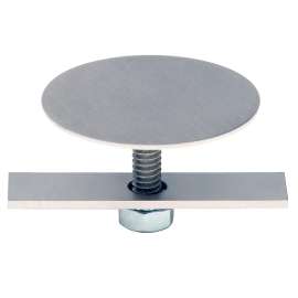 Stainless Steel 1-3/4" Bolt-On Faucet Hole Cover Brushed Finish, LK126