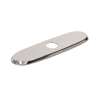 3-Hole Deck Plate/Escutcheon Lustrous Steel (Ls), LK132LS