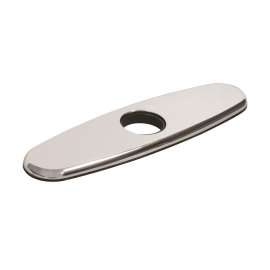 3-Hole Deck Plate/Escutcheon Lustrous Steel (Ls), LK133LS