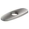 3-Hole Bar Faucet Deck Plate/Escutcheon Lustrous Steel (Ls), LK135LS