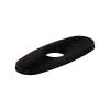 3-Hole Bar Faucet Deck Plate/Escutcheon Matte Black (Mb), LK135MB