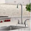 Everyday Bar Deck Mount Faucet And Lever Handles Chrome, LK2477CR
