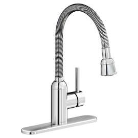 Pursuit Laundry/Utility Faucet With Flexible Spout Forward Only Lever Handle Chrome, LK2500CR