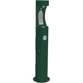 Outdoor Ezh2O Bottle Filling Station Pedestal Non-Filtered Non-Refrigerated Evergreen Wras, LK4400BFEVGWR