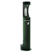 Outdoor Ezh2O Bottle Filling Station Pedestal Non-Filtered Non-Refrigerated Evergreen, LK4400BFEVG