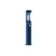 Outdoor Ezh2O Bottle Filling Station Pedestal Non-Filtered Non-Refrigerated Freeze Resistant Blue, LK4400BFFRKBLU