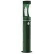 Outdoor Ezh2O Bottle Filling Station Pedestal Non-Filtered Non-Refrigerated Freeze Resistant Evergreen, LK4400BFFRKEVG