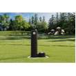 Outdoor Pedestal Fountain With Pet Station Non-Filtered Non-Refrigerated Black, LK4400DBBLK