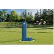Outdoor Pedestal Fountain With Pet Station Non-Filtered Non-Refrigerated Blue, LK4400DBBLU