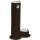 Outdoor Pedestal Fountain With Pet Station Non-Filtered Non-Refrigerated Freeze Resistant Black, LK4400DBFRKBLK