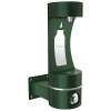 Outdoor Ezh2O Single Arm Bottle Filling Station Wall Mount Non-Filtered Non-Refrigerated Freeze Resistant Evergreen, LK4405BFFRKEVG