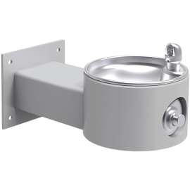 Outdoor Wall Mount Fountain Non-Filtered Non-Refrigerated Freeze Resistant Gray, LK4405FRKGRY