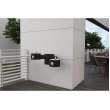 Outdoor Wall Mount Bi-Level Drinking Fountain Non-Filtered Non-Refrigerated Black, LK4406BLK