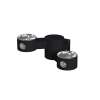 Outdoor Wall Mount Bi-Level Drinking Fountain Non-Filtered Non-Refrigerated Black, LK4406BLK