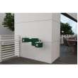 Outdoor Wall Mount Bi-Level Drinking Fountain Non-Filtered Non-Refrigerated Evergreen, LK4406EVG