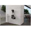 Outdoor Ezh2O Bottle Filling Station Wall Mount With Single Fountain Non-Filtered Non-Refrigerated Black, LK4408BFBLK