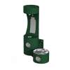 Outdoor Ezh2O Bottle Filling Station Wall Mount With Single Fountain Non-Filtered Non-Refrigerated Evergreen, LK4408BFEVG