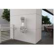 Outdoor Ezh2O Bottle Filling Station Wall Mount With Single Fountain Non-Filtered Non-Refrigerated Gray, LK4408BFGRY