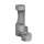 Outdoor Ezh2O Bottle Filling Station Wall Mount With Single Fountain Non-Filtered Non-Refrigerated Gray, LK4408BFGRY
