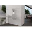 Outdoor Ezh2O Bottle Filling Station Wall Mount With Bi-Level Fountain Non-Filtered Non-Refrigerated Gray, LK4409BFGRY
