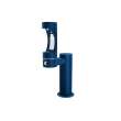 Outdoor Ezh2O Bottle Filling Station Single Pedestal Non-Filtered Non-Refrigerated Blue, LK4410BFBLU