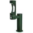 Outdoor Ezh2O Bottle Filling Station Single Pedestal Non-Filtered Non-Refrigerated Evergreen, LK4410BFEVG