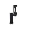 Outdoor Ezh2O Bottle Filling Station Single Pedestal Non-Filtered Non-Refrigerated Freeze Resistant Black, LK4410BFFRKBLK