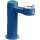 Outdoor Ada Pedestal Fountain Non-Filtered Non-Refrigerated Freeze Resistant Blue, LK4410FRKBLU