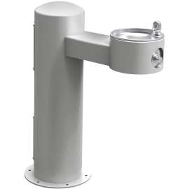 Outdoor Ada Pedestal Fountain Non-Filtered Non-Refrigerated Freeze Resistant Gray, LK4410FRKGRY