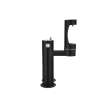 Outdoor Ezh2O Lower Bottle Filling Station Bi-Level Pedestal With Pet Station Non-Filtered Non-Refrigerated Black, LK4420BF1LDBBLK