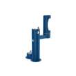 Outdoor Ezh2O Lower Bottle Filling Station Bi-Level Pedestal With Pet Station Non-Filtered Nonrefrige Freeze Resistant Blue, LK4420BF1LDBFRKBLU