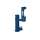 Outdoor Ezh2O Lower Bottle Filling Station Bi-Level Pedestal With Pet Station Non-Filtered Nonrefrige Freeze Resistant Blue, LK4420BF1LDBFRKBLU